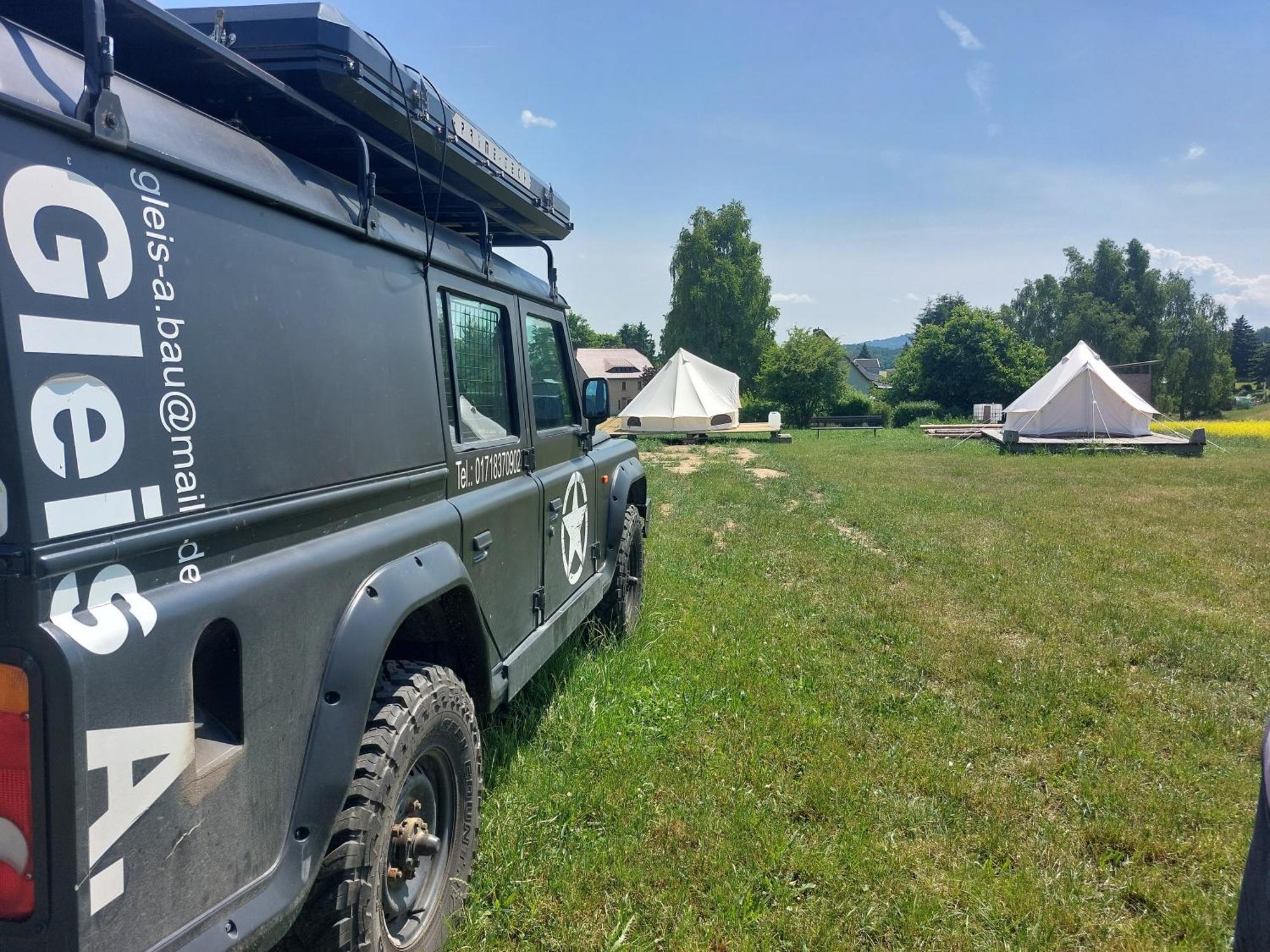 Autark Clamping Camp Hotell Durrhennersdorf Exteriör bild